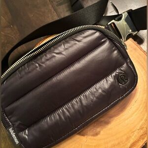 lululemon athletica Black Quilted Belt Bag